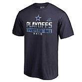 Men's Cowboys Navy 2018 NFL Playoffs Cowboys Football 2018 T-Shirt,baseball caps,new era cap wholesale,wholesale hats